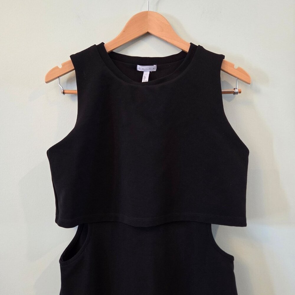 Leith Side Cutout Popover Midi Dress - Picture 3 of 11